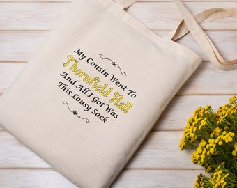 Jane Eyre Tote Bag: Funny Book Lover Gift