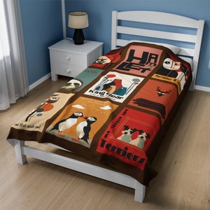 Funny Shakespeare Wildlife Blanket: Literary Theater Gift image 4
