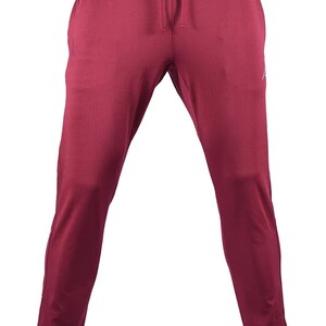 Eternal No Cuff Pants Burgundy, Gym Apparel, Men&#39;s Joggers, gifts for men, Dri Fit Joggers, aesthetic clothes