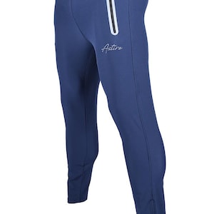 Astire Signature Trouser Navy, gym workout joggers, men gym trainers, Workout Joggers Gym Fitness Sportswear Gear