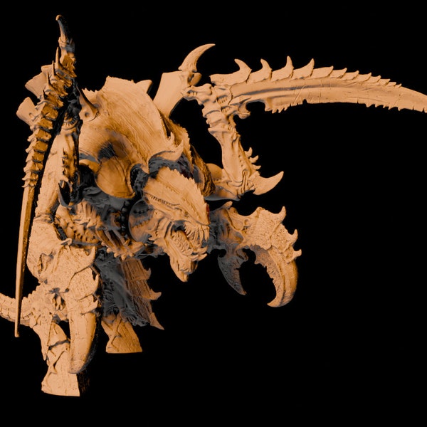 Old One Eye 3D Druck Tyranid Warhammer 40K IO_BUTOV