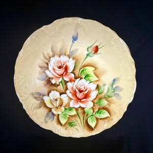 Norcrest Japan Hand Painted Pink Roses - Etsy