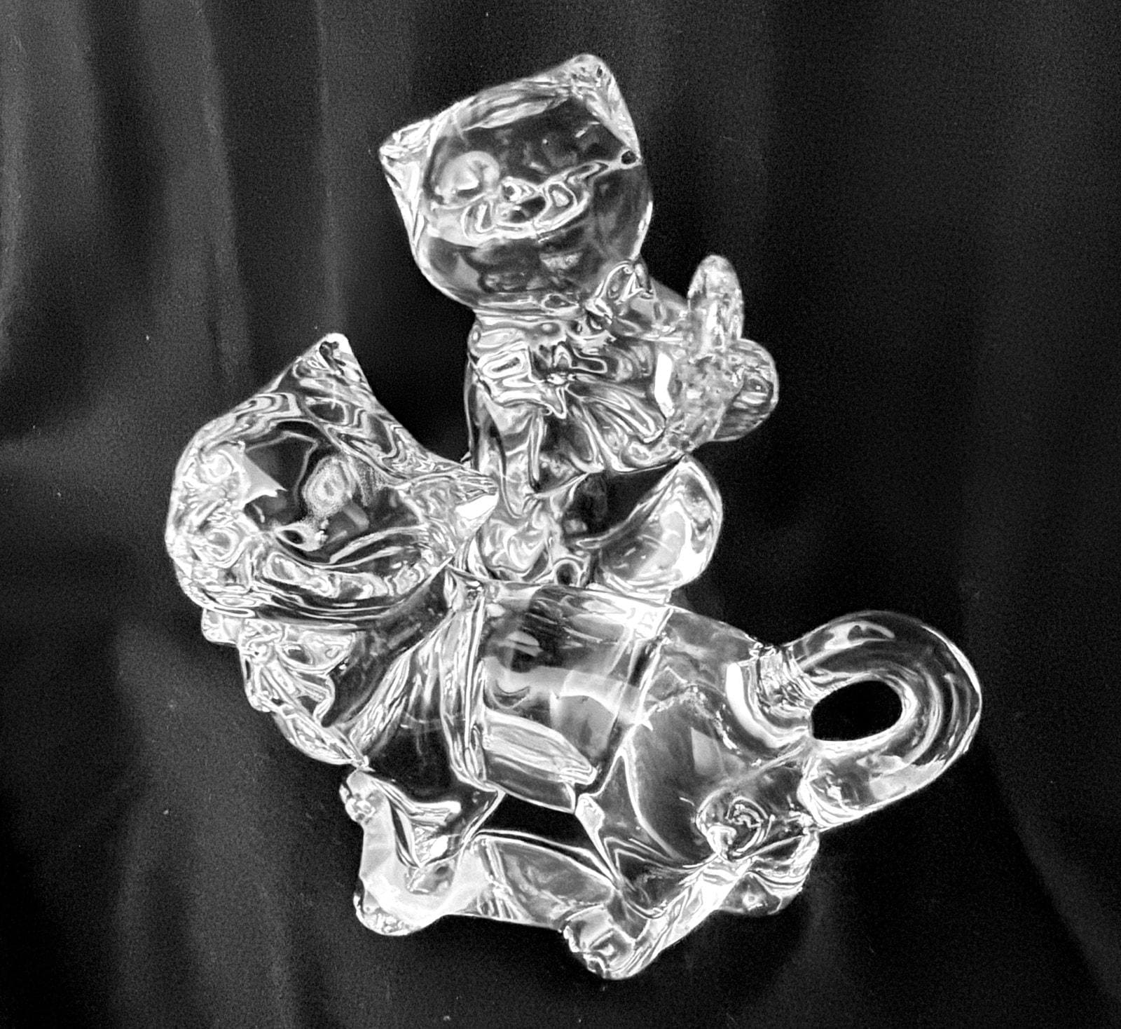 アメリカLENOX社製ガラス製置物◆猫 Lenox Crystal Cat - Etsy