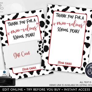 Teacher Appreciation Gift Card Holder Chick Card Holders Thank you School Staff Coworker Employee Office Editable Printable Download GCH SA