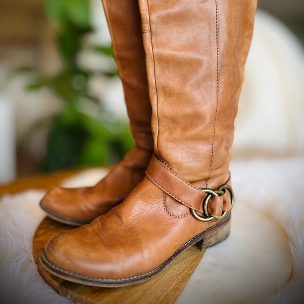 Women's Knee High Leather Boots