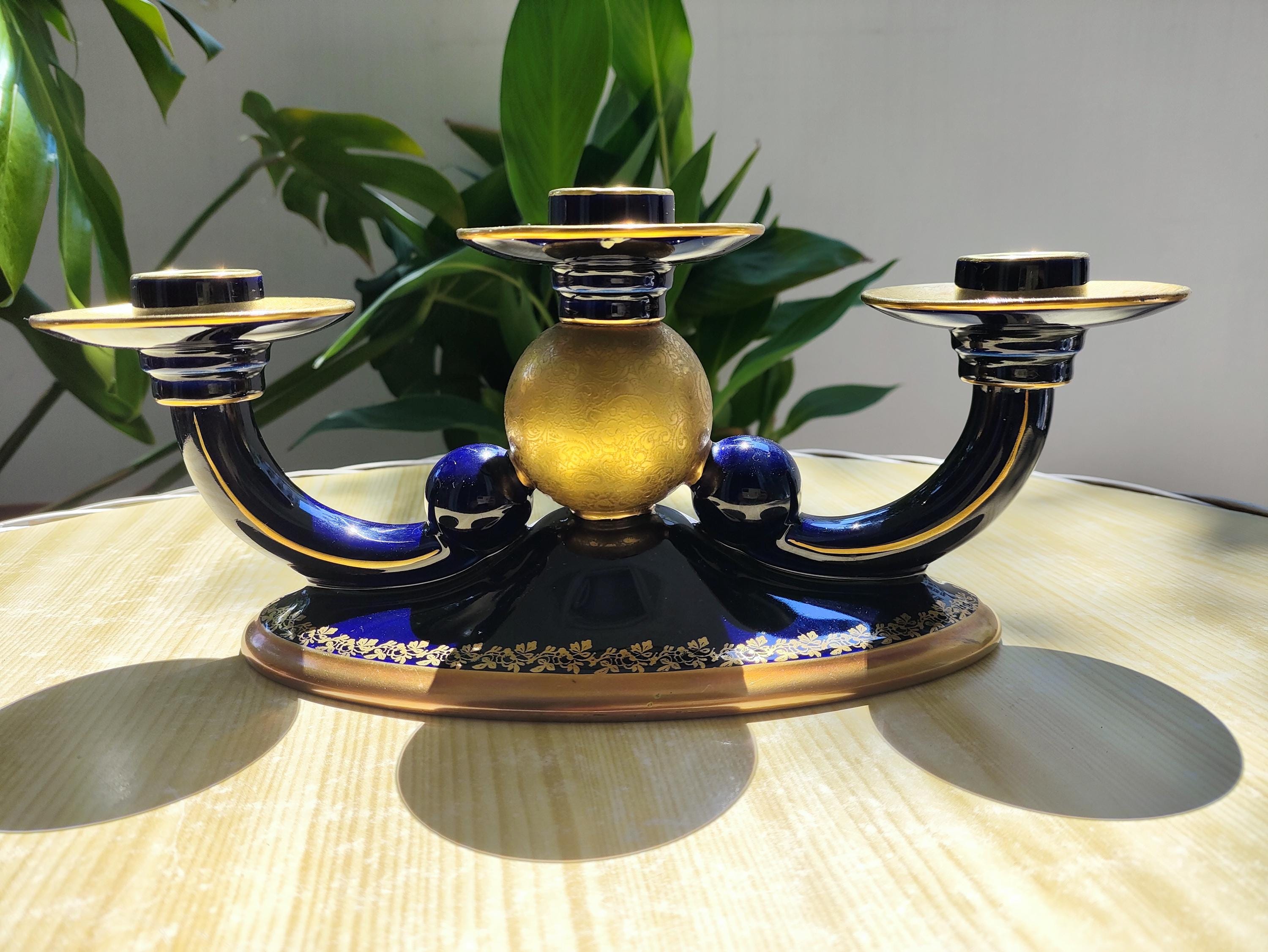 Alka Bavaria Marquise Kobalt ビンテージ　小物入れ Alka Bavaria Cobalt - Etsy