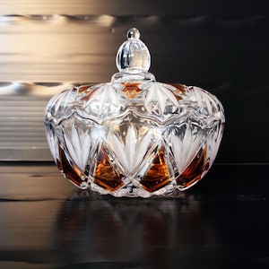 Glasschale mit deckel