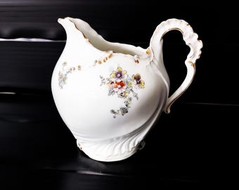 Antique porcelain milk jug, Art Nouveau or later Historicism / circa 1900