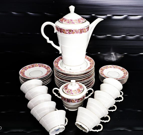 Art Deco Coffee Service /10 People 32 Pieces/ Brand ELSA, Bavaria From the  1920s 1930s - Etsy