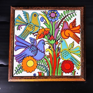 Acapulco Keramik Untersetzer von Villeroy & Boch  - Vintage 1960-70er Jahre