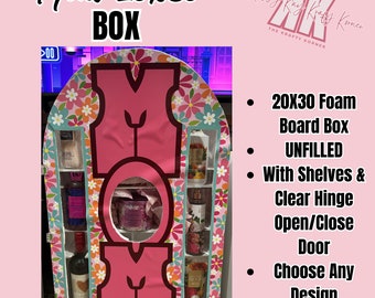 Mothers Day MOM Box UNFILLED 20x30, Mothers Day Gift Basket, Vending Machine, Mothers Day Gift Box