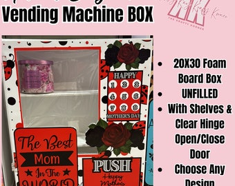 Mothers Day Vending Machine Box UNFILLED 16x20, Mothers Day Gift Basket, Vending Machine, Mothers Day Gift Box, Mothers Day 2024