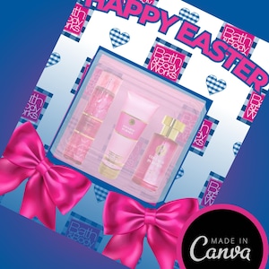JUMBO Osterkarten 16x20, Leckerli Kartenvorlagen, Osterkarte für Teen, Canva bearbeitbare Vorlage, Kinder Osterkarte, Ostergeschenk FÜR TEEN