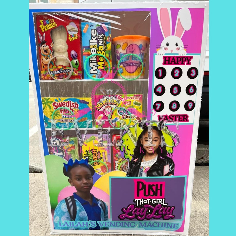Vending Machine Template, Vending Machine Easter Basket Template, Gift Vending Machine Template, Vending Machine Easter Basket Template, Gift