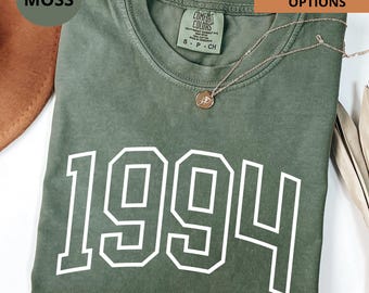 Custom Birth Year Shirt, Birthday Shirt, Comfort Colors, Personalized Birthday Gift, Trendy Birth Year Tee, Birthday Gift, Custom Birthday