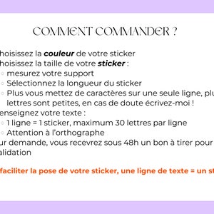 Sticker vinyle personnalisable mariage, sticker panneau bienvenue à personnaliser, décoration mariage image 2