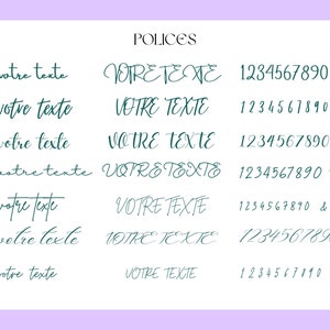 Sticker vinyle personnalisable mariage, sticker panneau bienvenue à personnaliser, décoration mariage image 4