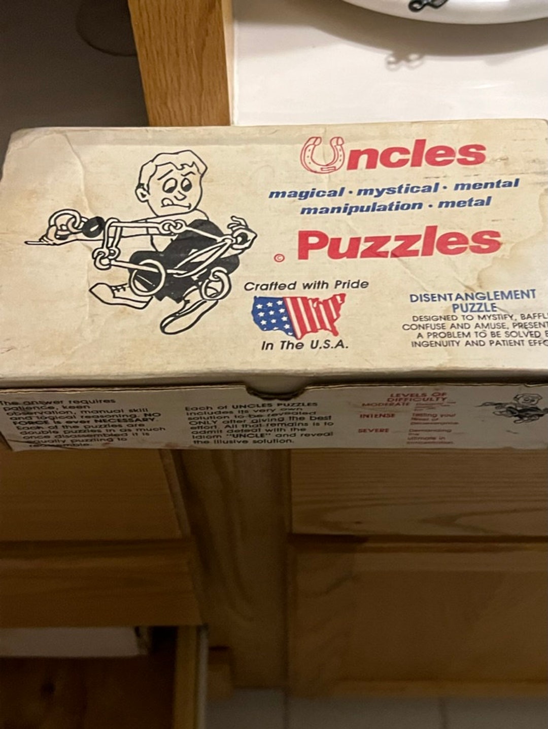 Uncles Puzzles Magical Mystical Disentanglement Puzzle Etsy