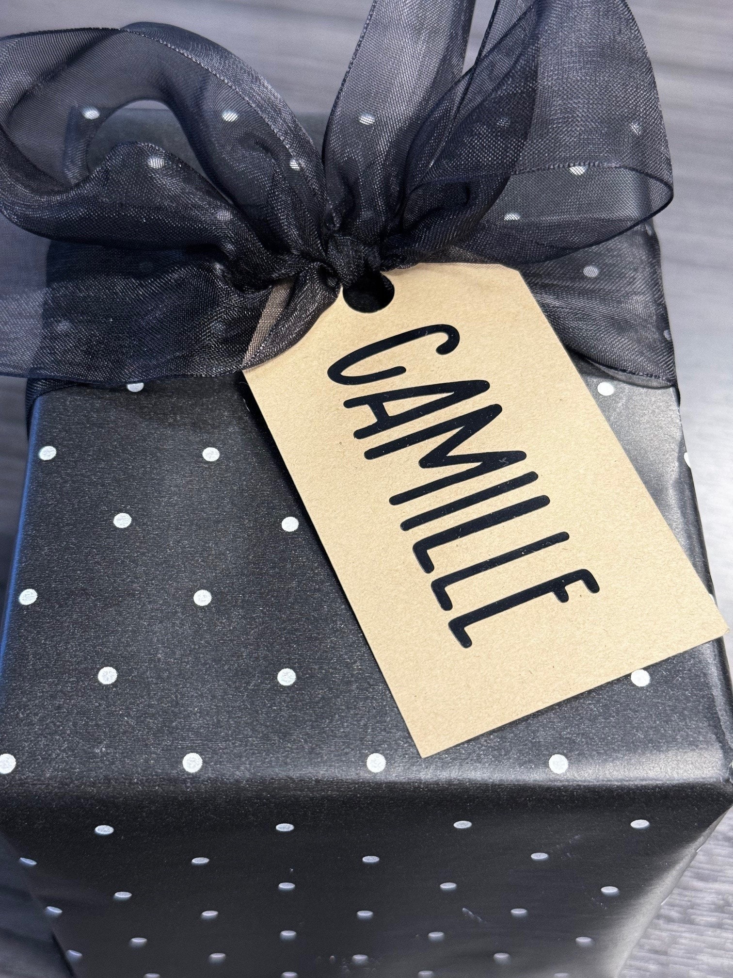 Kraft Cardstock Gift Tags Personalized Etsy