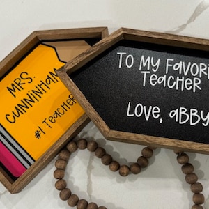 Teacher Desk/Wall Sign - Personalized
