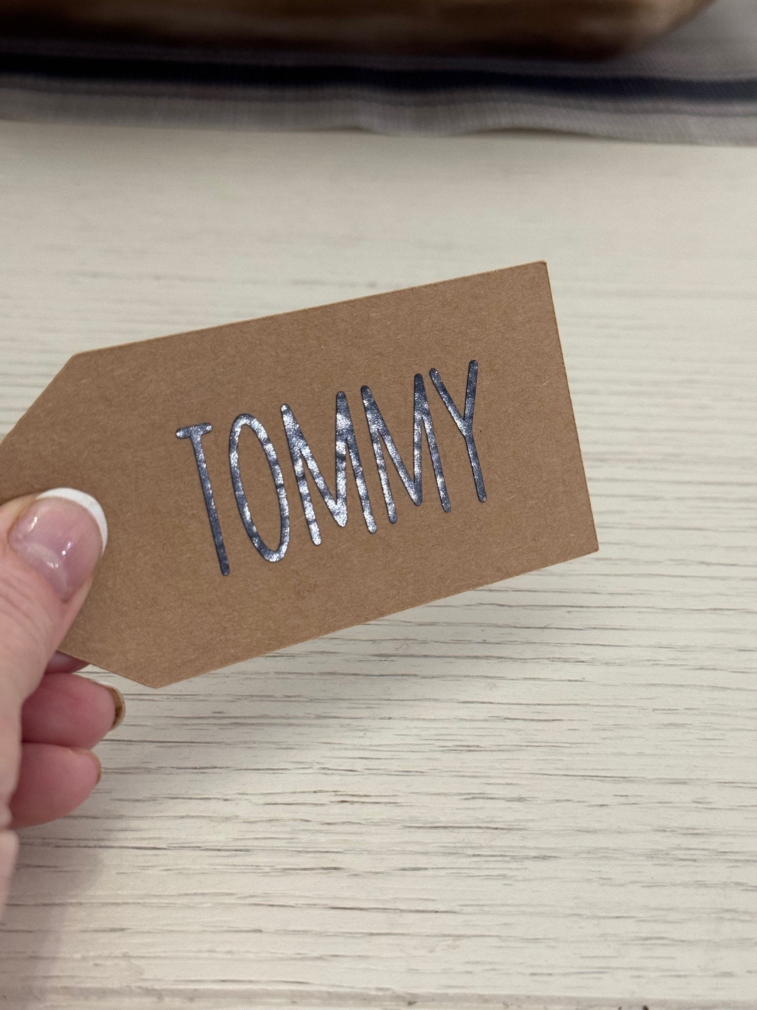 Kraft Cardstock Gift Tags Personalized Etsy