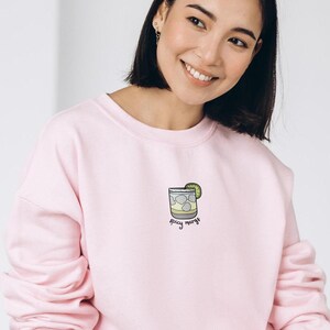 Spicy Margs Sweatshirt - Funny Cocktail Sweatshirt - Christmas Sweater for Margarita Lovers - Holiday Sweatshirt Gift