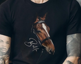 Personalized Horse Shirt - Custom Equestrian Tee - Horse Lover Gift - Horse Mom Shirt - Equestrian Apparel