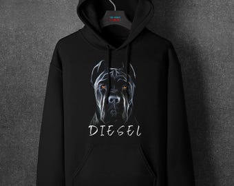 Custom Cane Corso Hoodie - Personalized Dog Lover Sweatshirt - Custom Pet Name Hoodie - Cane Corso Gift for Owners -Dog Lover Christmas Gift