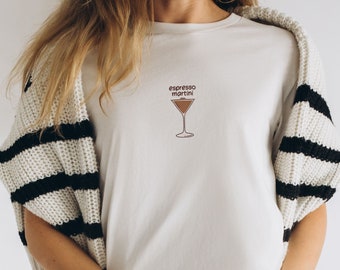 Espresso Martini Shirt - Women's Trendy Cocktail Shirts for Parties & Gifts