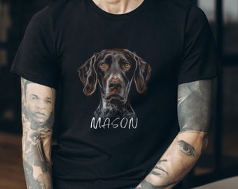 Personalized German Shorthaired Pointer Comfort Colors Shirt - German Shorthaired T-shirt, Gift for GSP Lover, GSP Mama Tee - GSP Dog Shirt