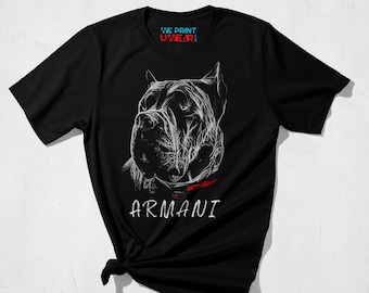 Personalized Cane Corso T-Shirt, Italian Mastiff Lover Gift