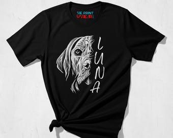 Personalized Labrador Retriever Comfort Colors Tee – Custom Dog Name Shirt