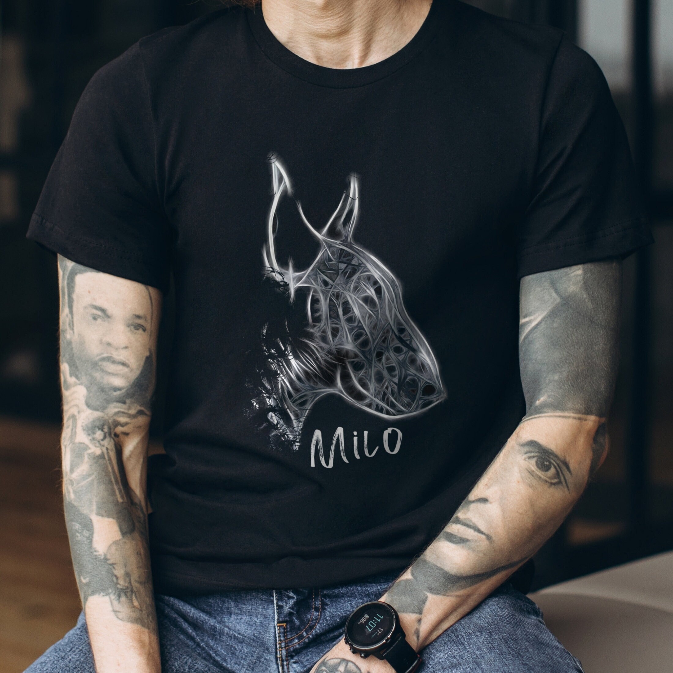Personalized Bull Terrier Shirt | Custom Dog Name Shirt | Gift For Bull Terrier Dog Owner | Custom Pet Shirt