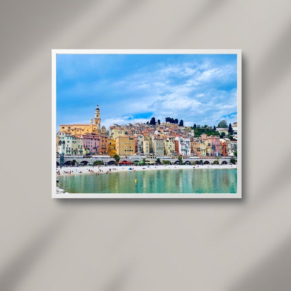 Travel Photography Print | INSTANT DIGITAL DOWNLOAD | Travel Print | Wall Art | Home Decor | France | Côte d'Azur | French Riviera |