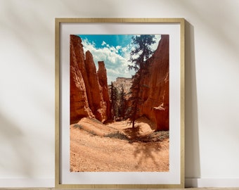 Park Narodowy Bryce Canyon – wydruk: Krajobraz pustyni Utah (pobranie cyfrowe)