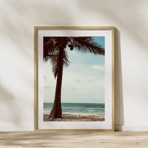 Palm Tree Print | INSTANT DIGITAL DOWNLOAD | Beach Print | Palm Tree Wall Decor | Beach | Palm Tree | Tropical Photo | Coastal Wall Art