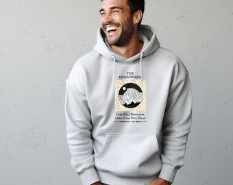 Three-Panel Fleece Hoodie