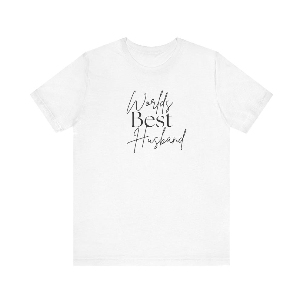 Peckshirt Custom World'S Best Husband Tee, Funny Husband Gift, Men'S Graphic T-Shirt, Anniversary Gift, Father'S Day Apparel, Casual Couples Wear