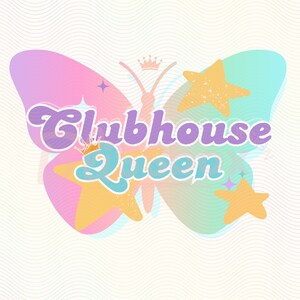 Modern pastel clubhuis koningin png, vrouwelijke sportesthetiek golf clipart voor makers die op zoek zijn naar gedurfde branding