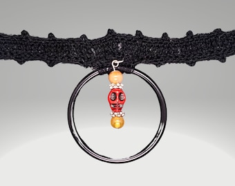 Crocheted O-Ring Choker