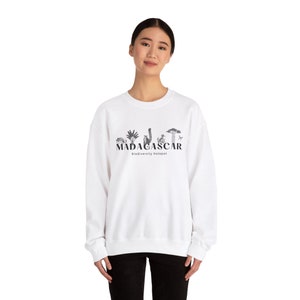Biodiversidad de la isla de Madagascar / Sudadera unisex Heavy Blend™ Crewneck /