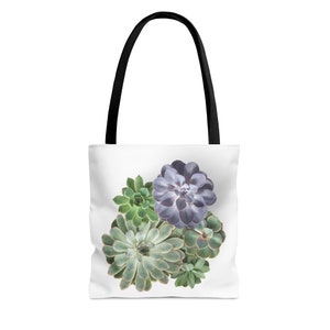 Grocery and Yoga Tote Bag | Succulents Lover | Plants Lover |