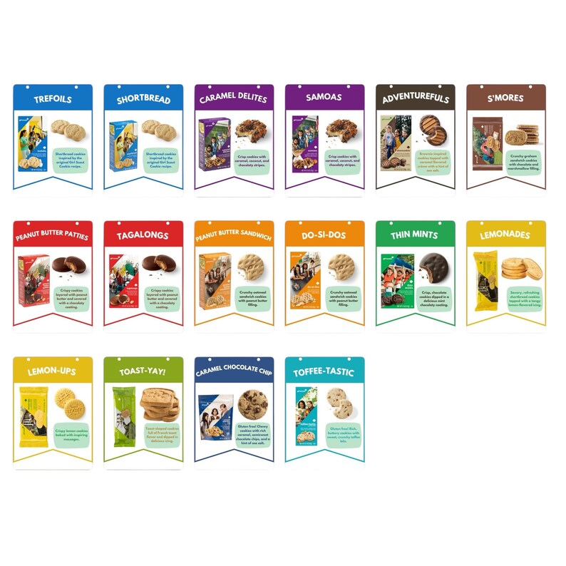 Girl Scouts Cookie Banner Printable PDF - Etsy