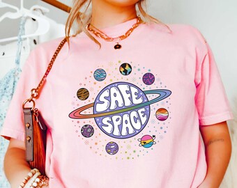 Safe Space Shirt, LGBTQ Friendly Shirt, Funny Gay Tshirt, LGBTQ Support Shirt, Proud Ally Shirt, Pride Month Shirt, Support LGBTQ Shirt