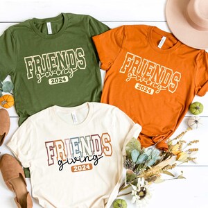 Thanksgiving Shirt, Friendsgiving 2024 Family Shirts, Thanksgiving Dinner Shirt, Pumpkin Family Shirt,  Thankful Shirt, Thanksgiving Gifts
