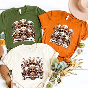 Thanksgiving Cookie Crew Shirt, Thanksgiving Dinner Shirt, Pumpkin Family Shirt, Thanksgiving Group Shirt, Thankful Bakery Shirt