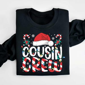 Cousin Crew Christmas Tshirts, Family Christmas Sweater, Christmas Matching,Santa Crew Shirt, Holiday Christmas vacation Tee,Christmas Gifts