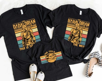 The Dadalorian and Mamalorian Shirt, Family Matching Dadalorian Shirt, Mothers Day Gift, The Child and The Dadalorian Shirt,Mamalorian Shirt