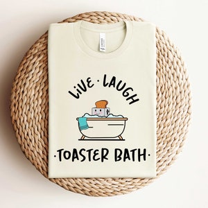 Dark Humor Shirt, Funny Long Sleeve Shirt, Gift for Her, Sarcastic Girls Outfit, Toaster Bath Hoodies and Sweatshirt, Humorous Sweatshirt