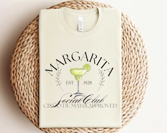 Margarita Social Club Shirt, Drinking Shirt, Party Shirt, Margarita Shirt,Cocktail Lover Shirt,Funny Shirt,Bartender Gift,Margarita Cocktail